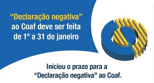 declaração negativa coaf